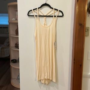 Lavish,Natural,Double Strap,Braided,Tank Dress,Medium,NWT
